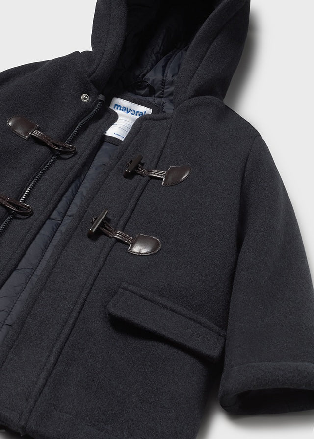 MONTGOMERY IN PANNO CON BOTTONCINI CLIP E ZIP MARINO - Noi da piccoli