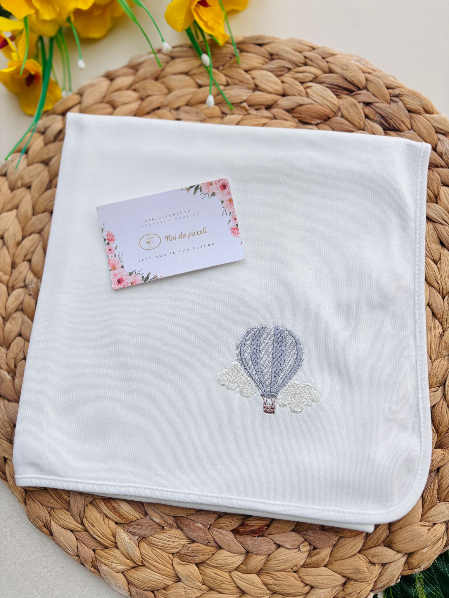 MUSSOLA 100 % COTONE BIANCO - Noi da piccoli