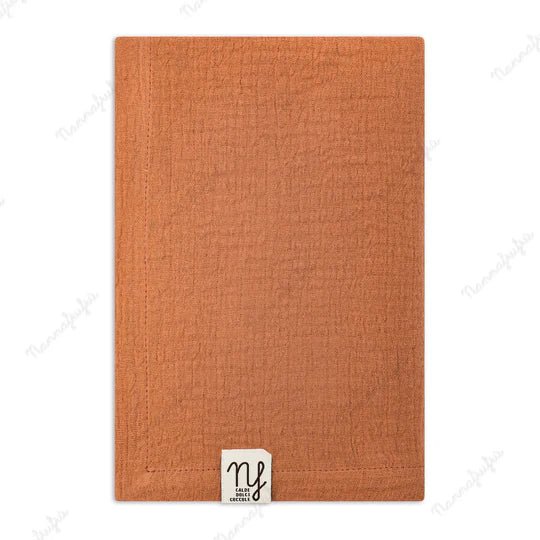 MUSSOLA GARZA DI COTONE NOCCIOLA - Noi da piccoli