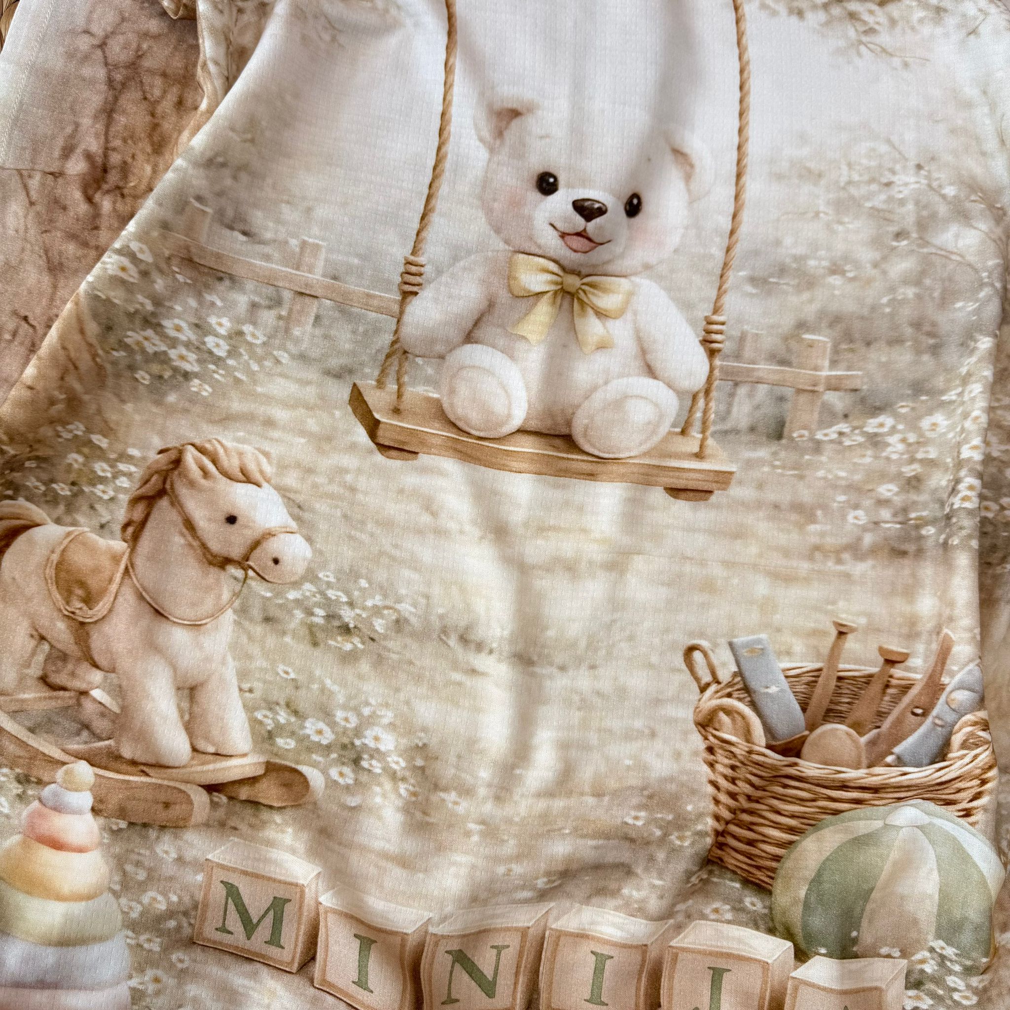 MUSSOLA GIOCHINI 100% BAMBOO BIANCO - Noi da piccoli