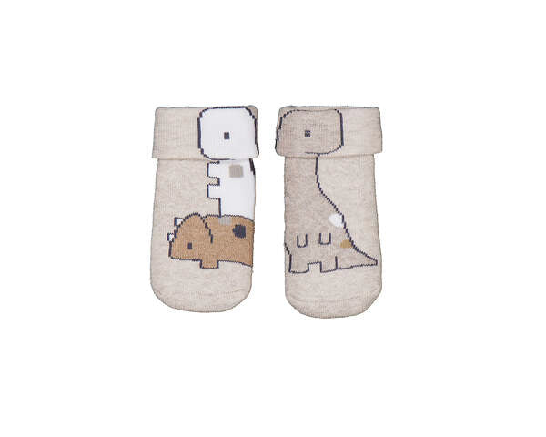 CALZINI COTONE CALDO BEIGE