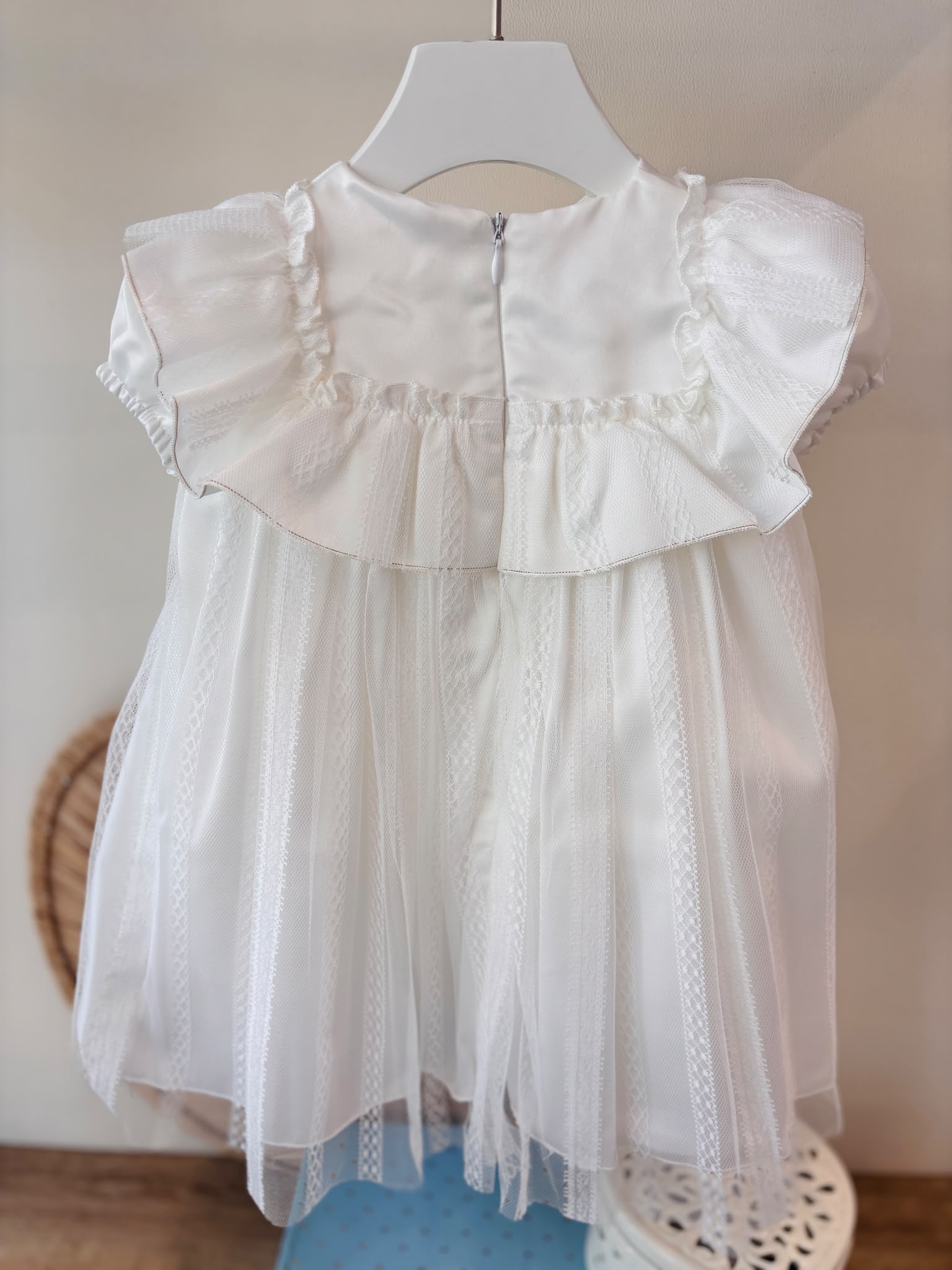 ABITINO CERIMONIALE TULLE PANNA