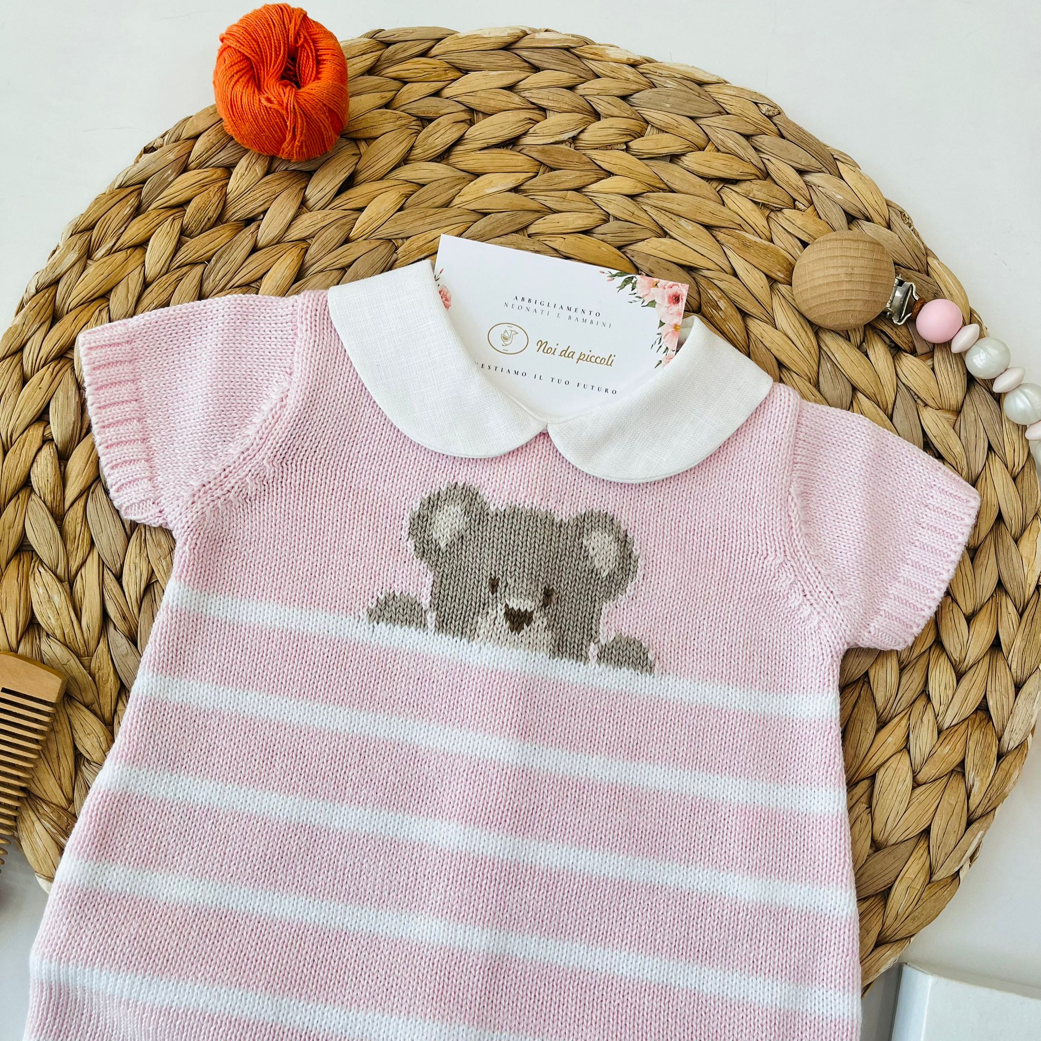 PAGLIACCETTO 100% FILO DI COTONE ROSA - Noi da piccoli