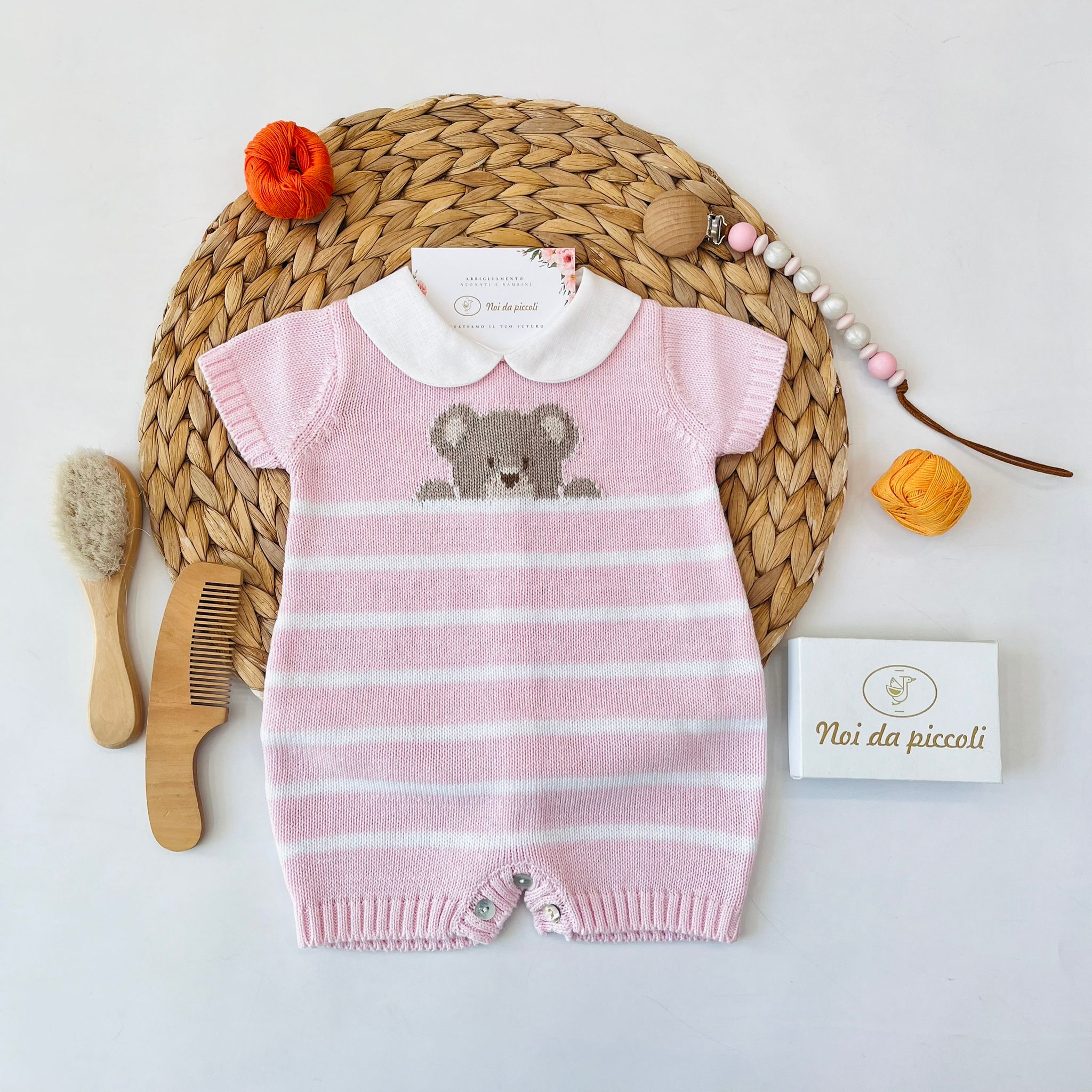 PAGLIACCETTO 100% FILO DI COTONE ROSA - Noi da piccoli