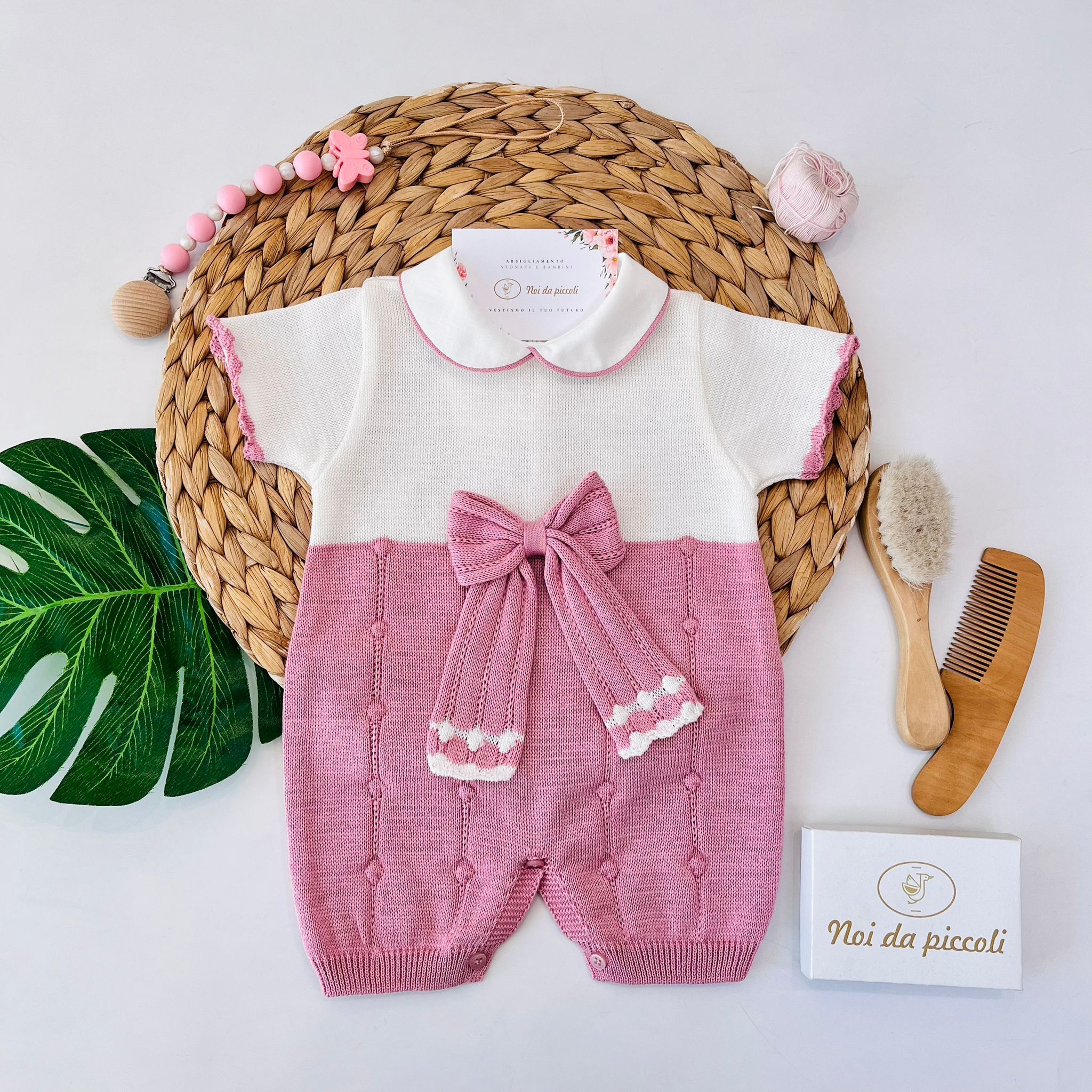 PAGLIACCETTO 100% FILO DI COTONE VANIGLIA MELOGRANO - Noi da piccoli