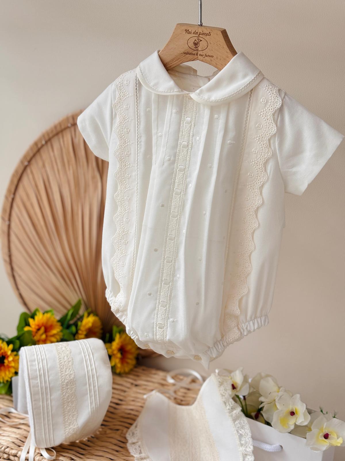 PAGLIACCETTO CERIMONIALE SHELL Avorio - Noi da piccoli