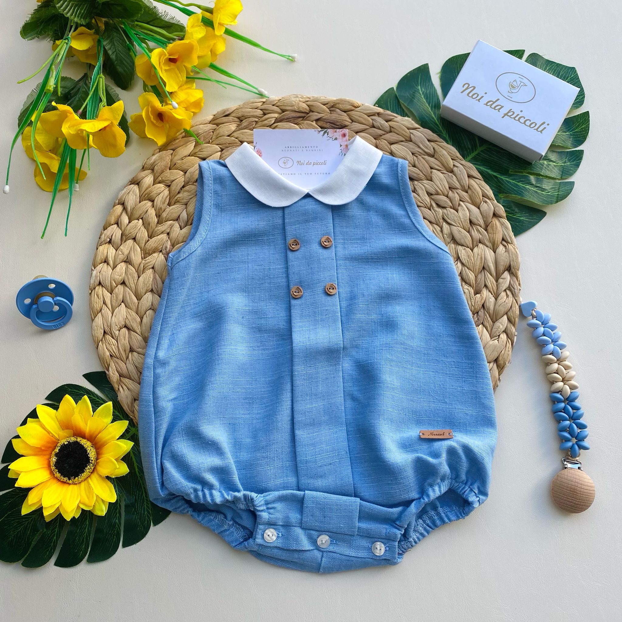 PAGLIACCETTO Cotone Bianco - Noi da piccoli