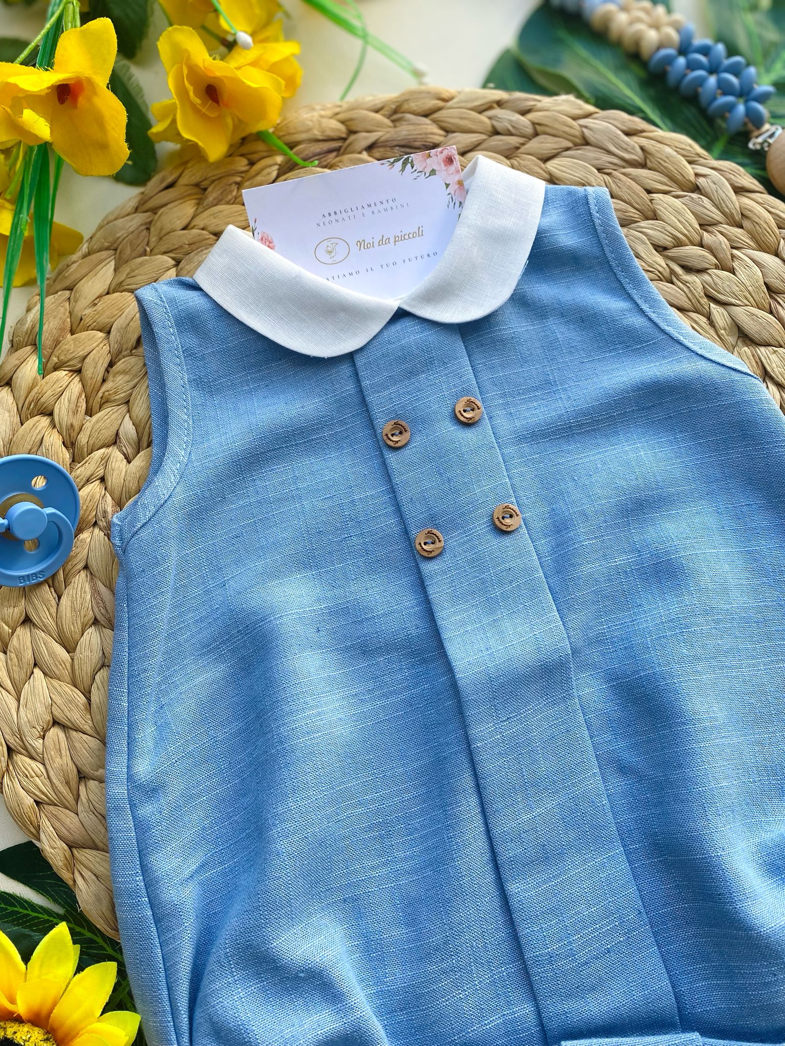 PAGLIACCETTO Cotone Bianco - Noi da piccoli