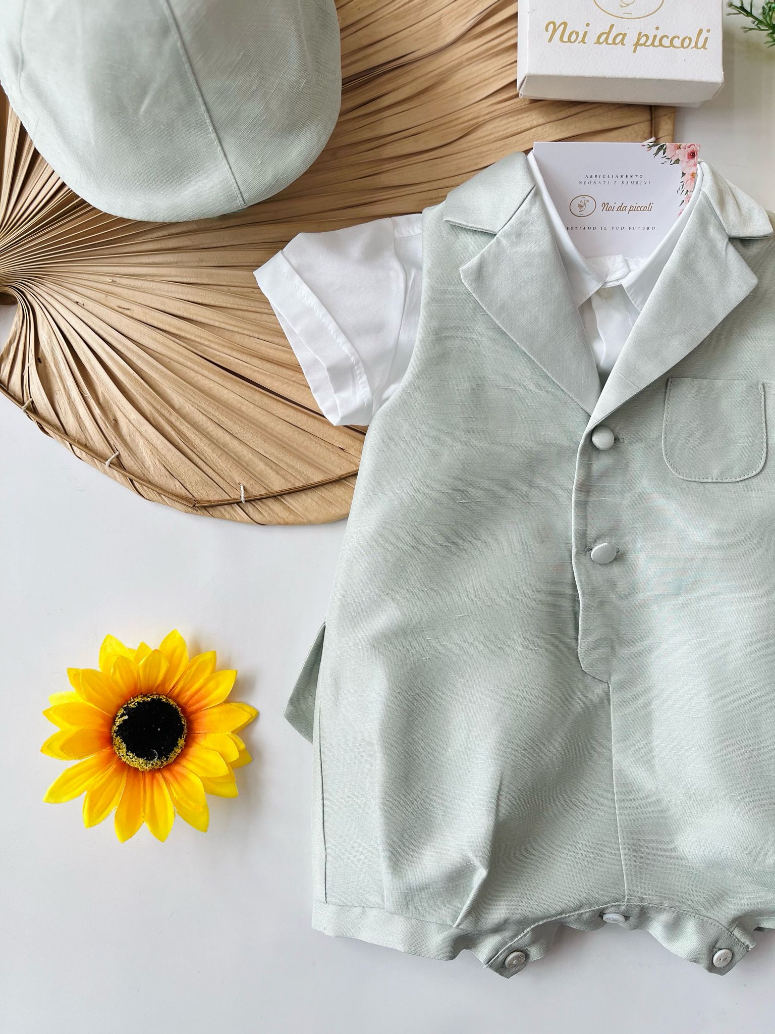 PAGLIACCETTO ELEGANTE VERDE CHIARISSIMO - Noi da piccoli