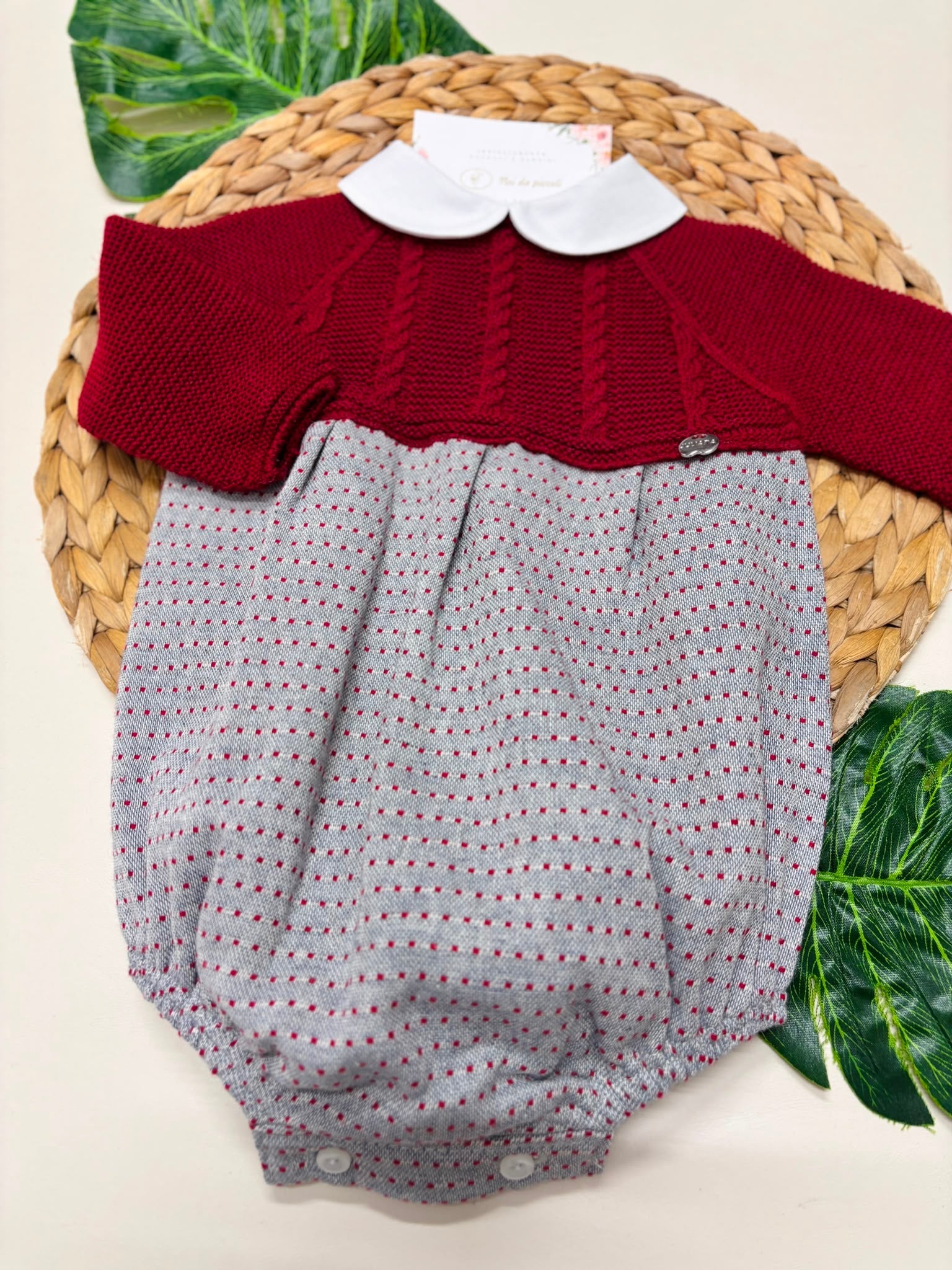 PAGLIACCETTO FILATO CALDO BORDEAUX - Noi da piccoli