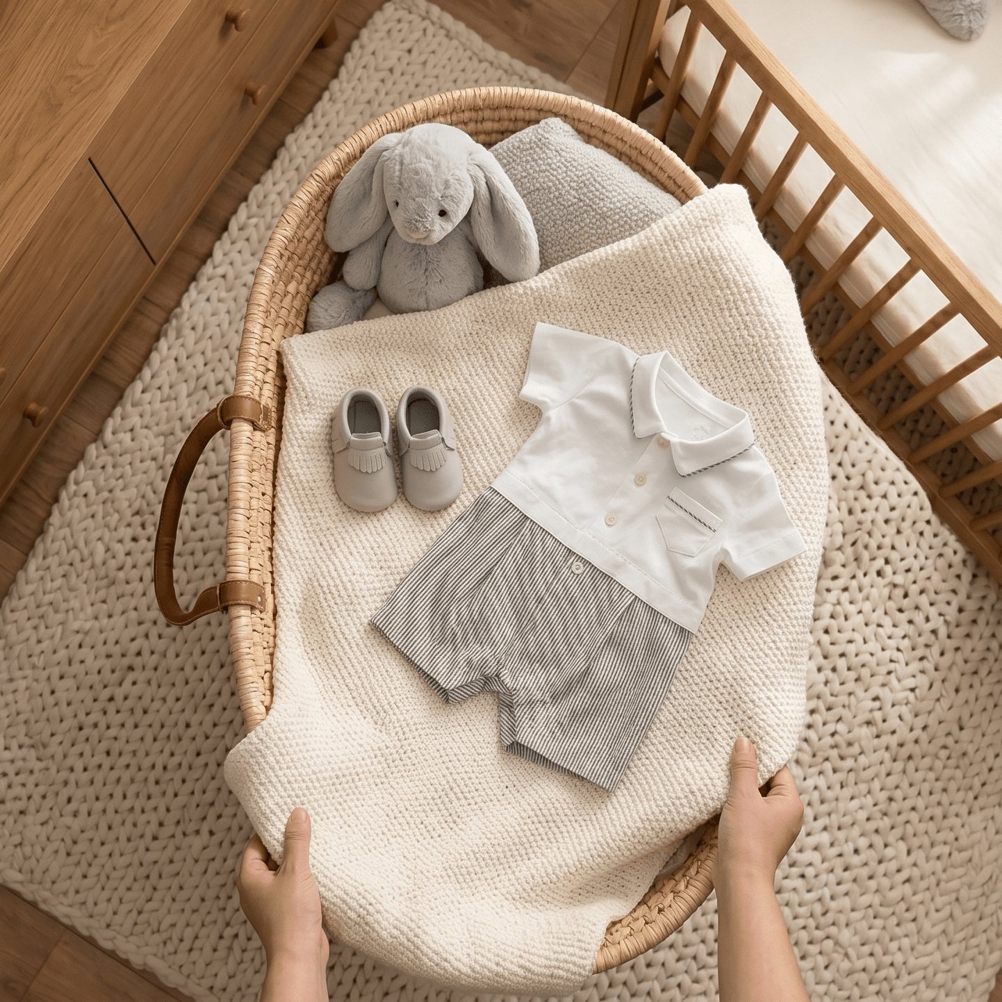 PAGLIACCETTO IN COTONE BIANCO - Noi da piccoli