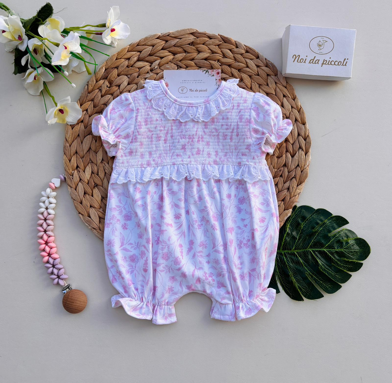 PAGLIACCETTO IN COTONE ROSA - Noi da piccoli