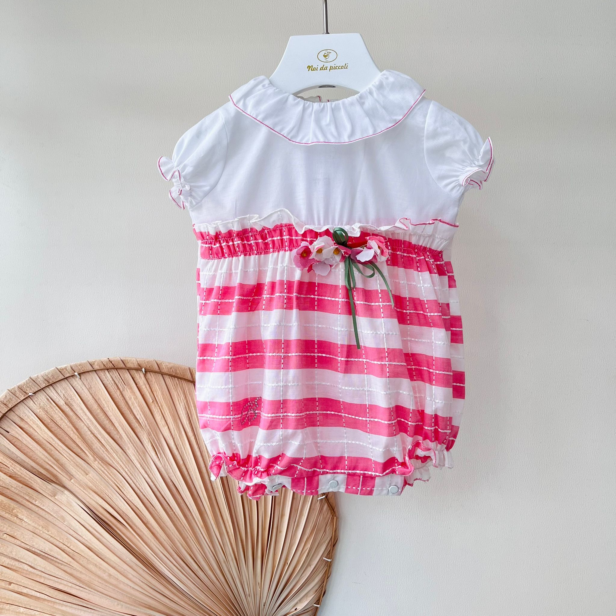 PAGLIACCETTO IN COTONE ROSA - Noi da piccoli