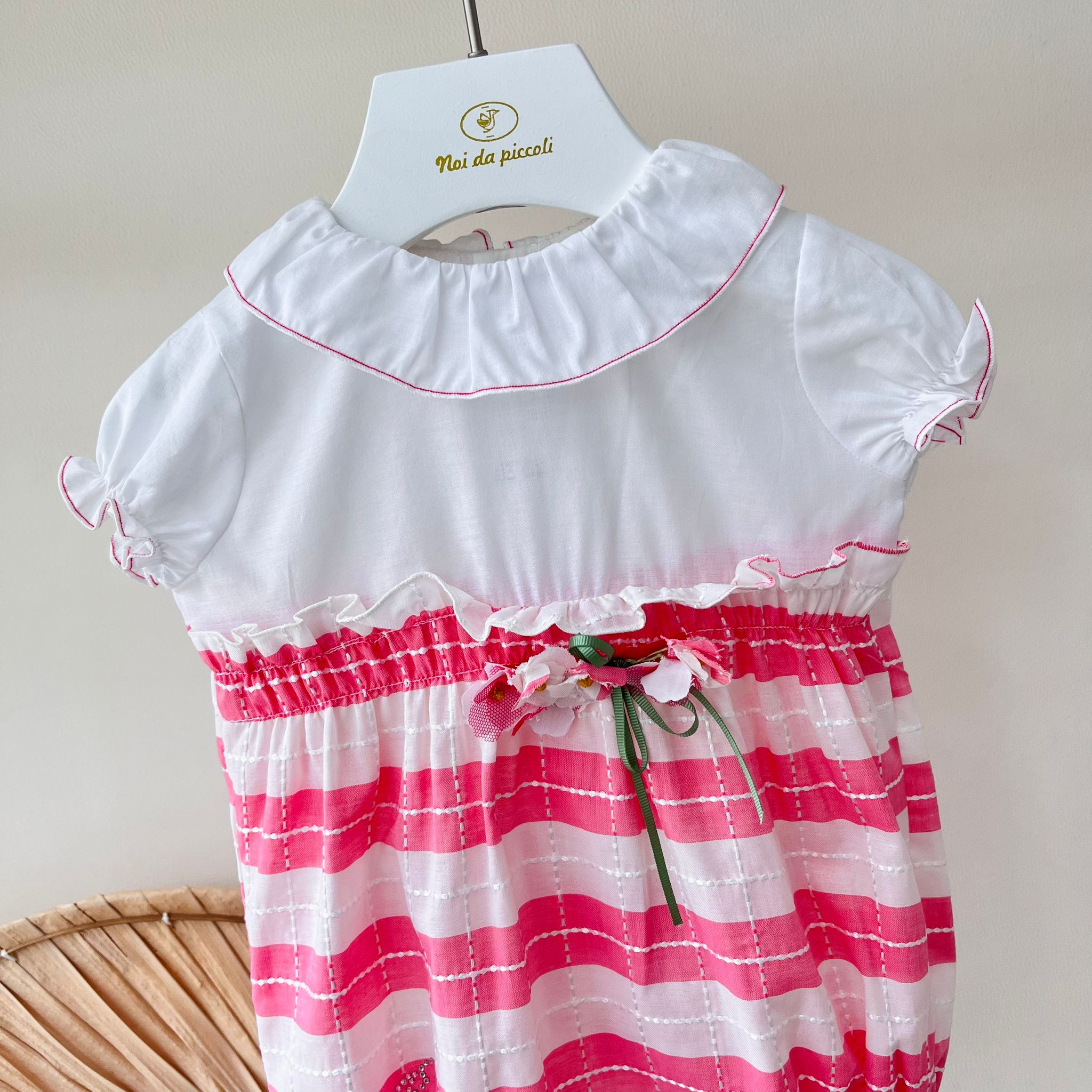 PAGLIACCETTO IN COTONE ROSA - Noi da piccoli