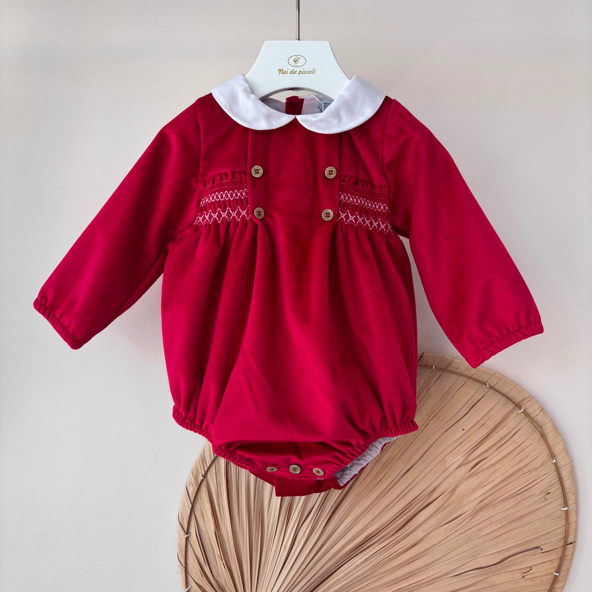 PAGLIACCETTO IN VELLUTO ROSSO - Noi da piccoli