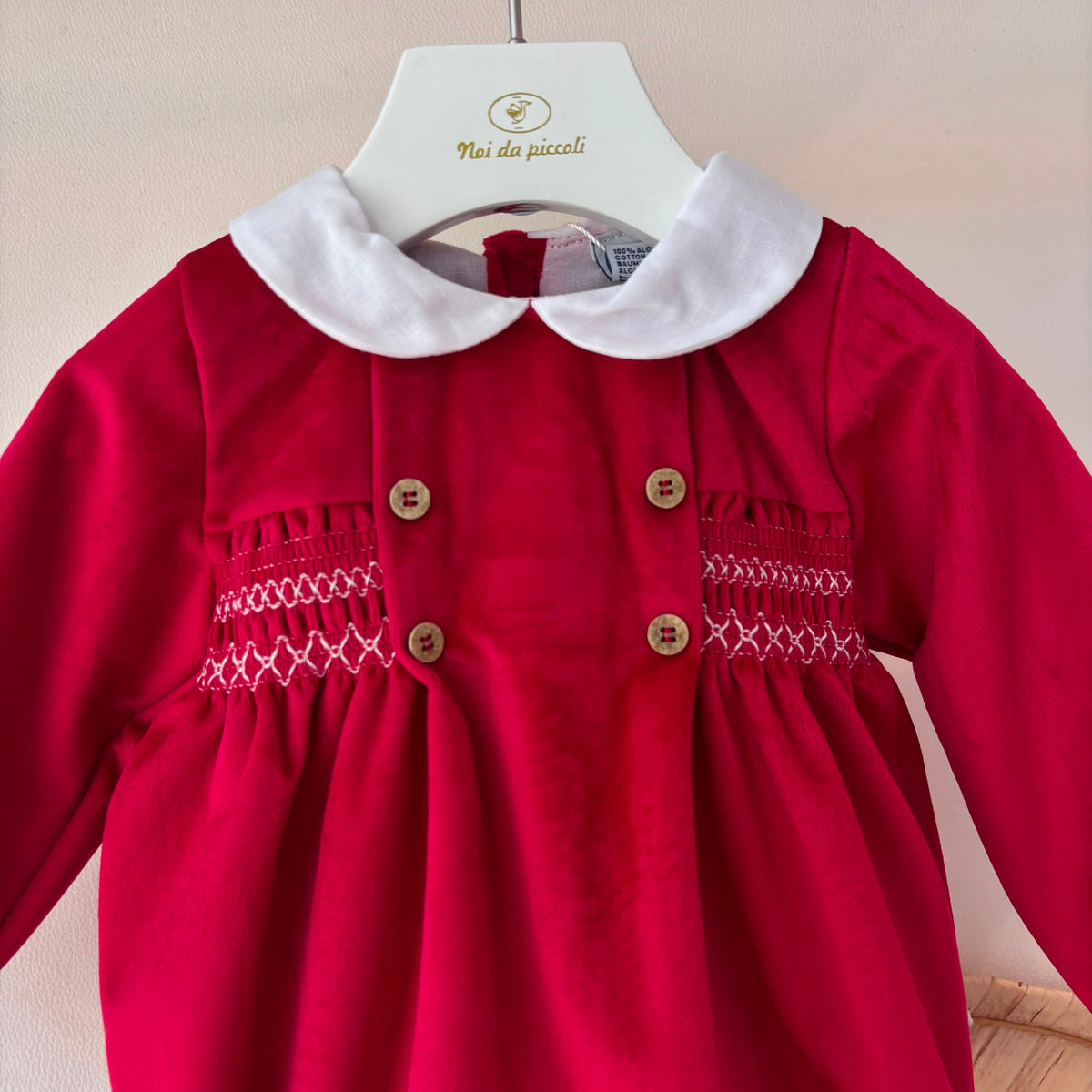 PAGLIACCETTO IN VELLUTO ROSSO - Noi da piccoli