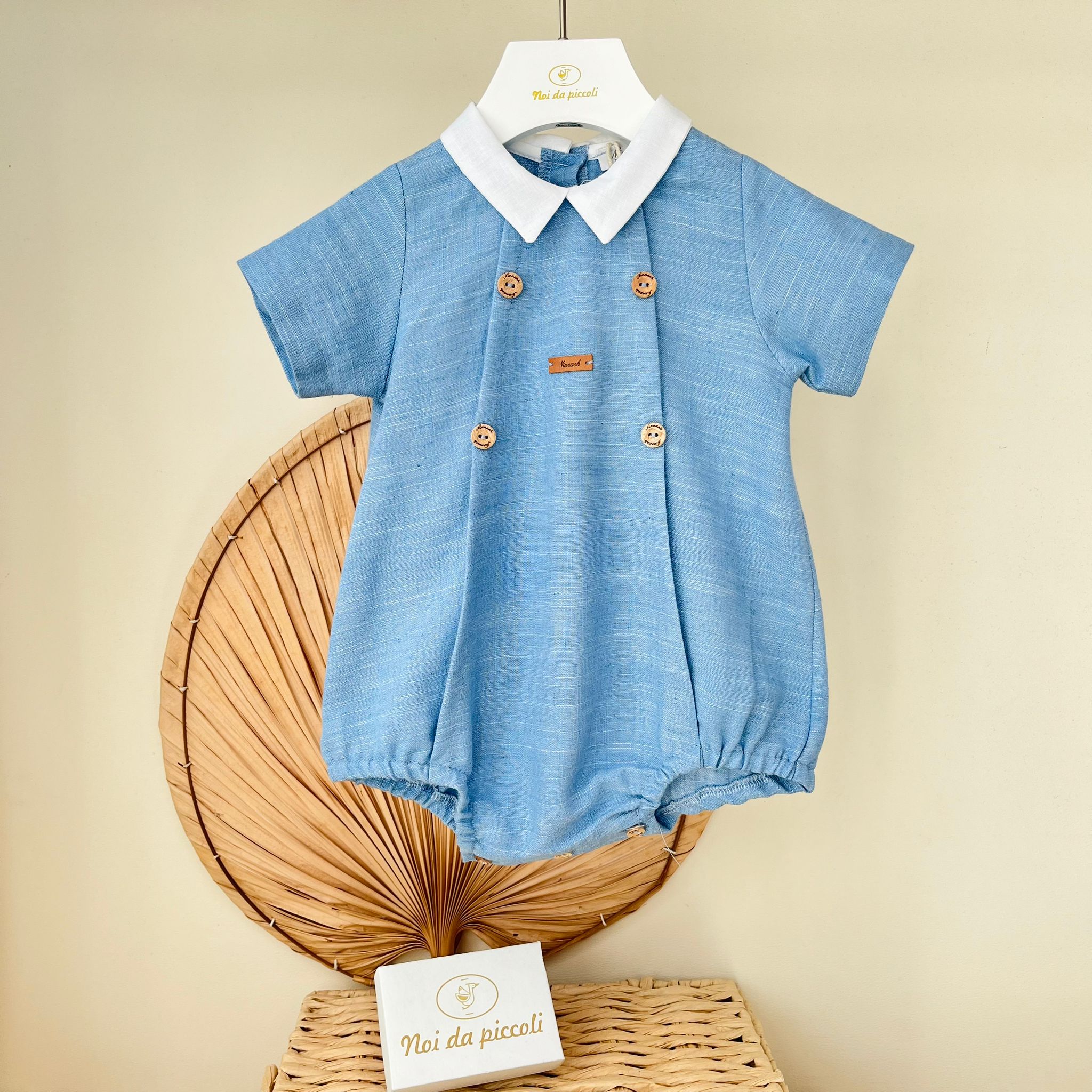 PAGLIACCETTO LINO E COTONE AVION - Noi da piccoli