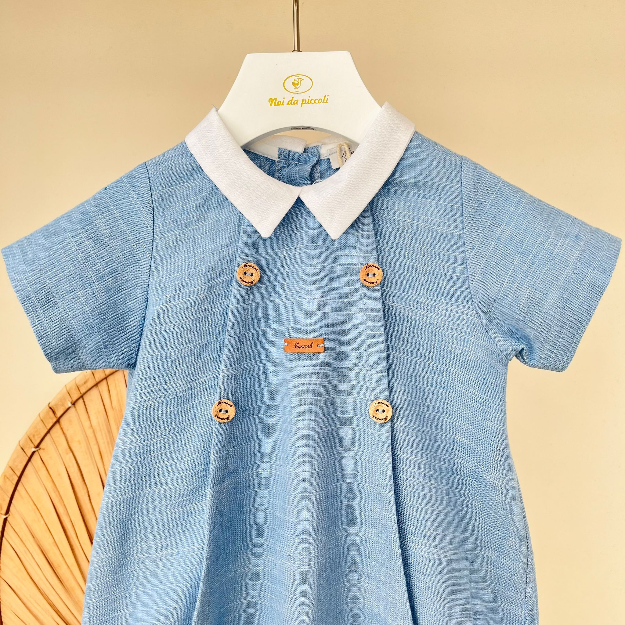 PAGLIACCETTO LINO E COTONE AVION - Noi da piccoli