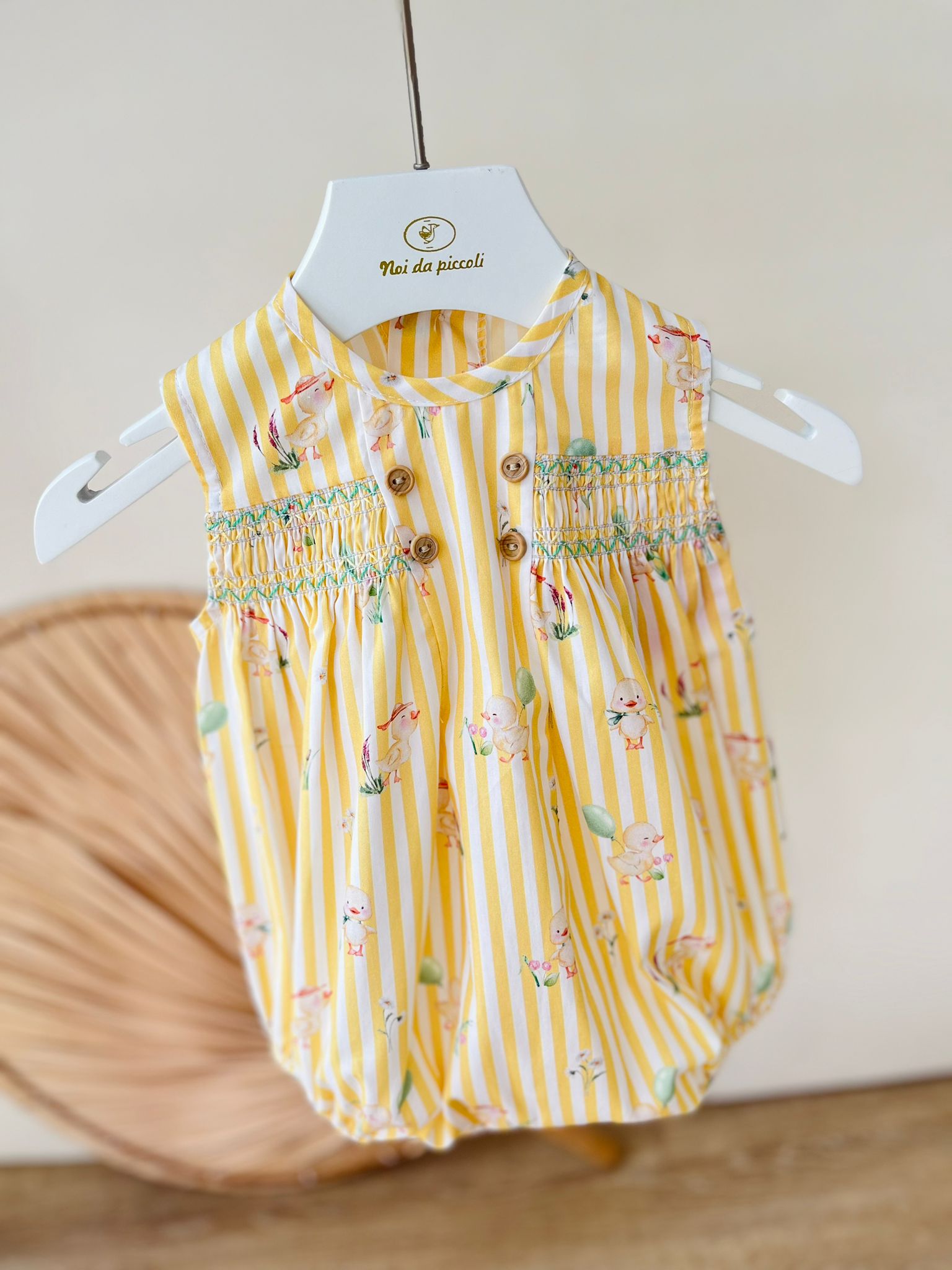 PAGLIACCETTO LUCCA 100 % COTONE GIALLO - Noi da piccoli