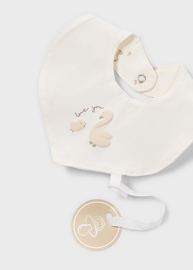 PAGLIACCETTO OCHETTA CON BAVETTA E CALZINI Cotone BEIGE - Noi da piccoli