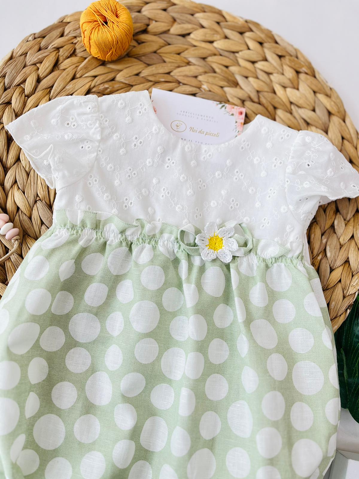 PAGLIACCETTO QUADRI 100 % COTONE VERDE - Noi da piccoli