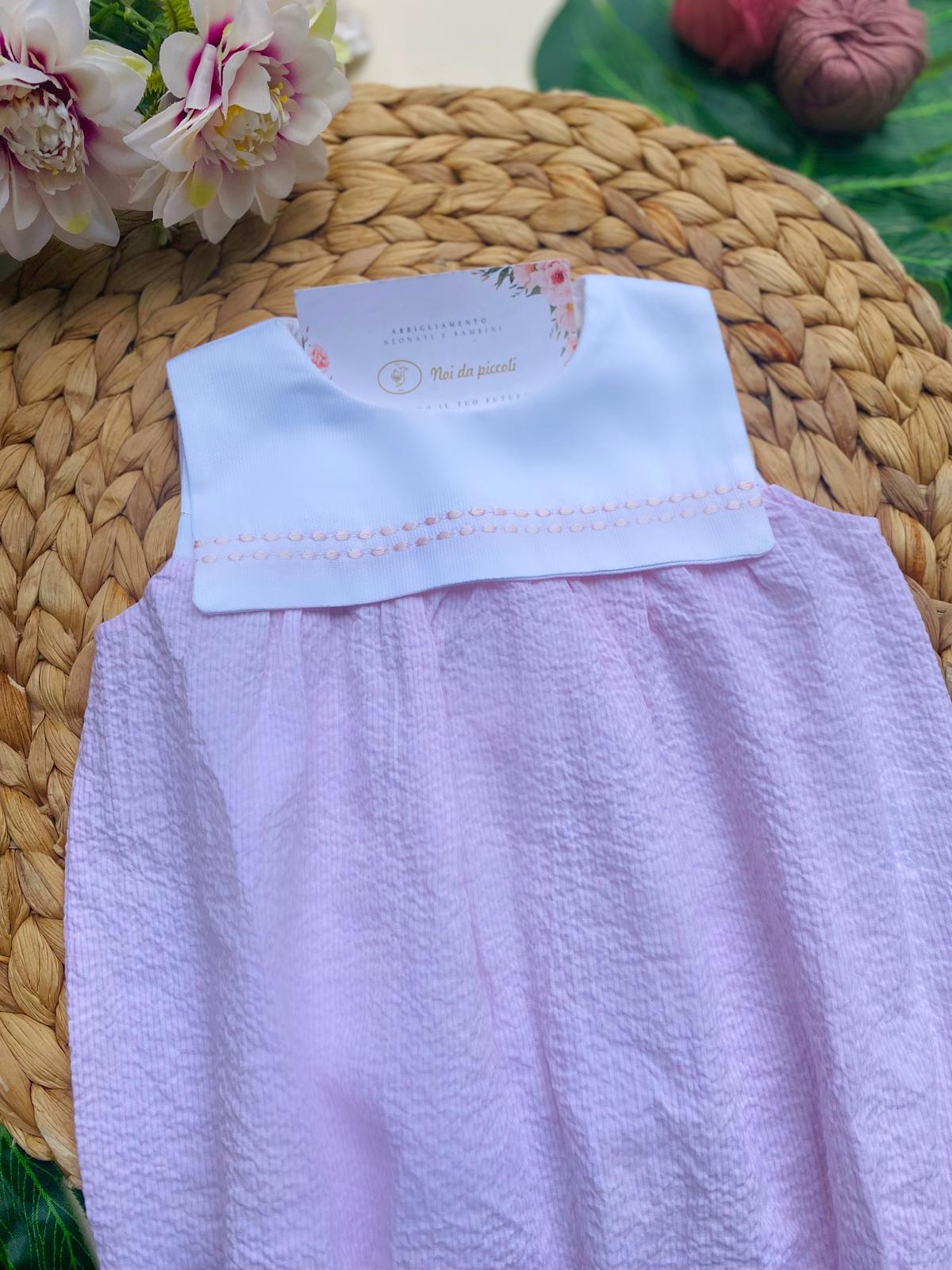 PAGLIACCETTO ROSA E BIANCO - Noi da piccoli