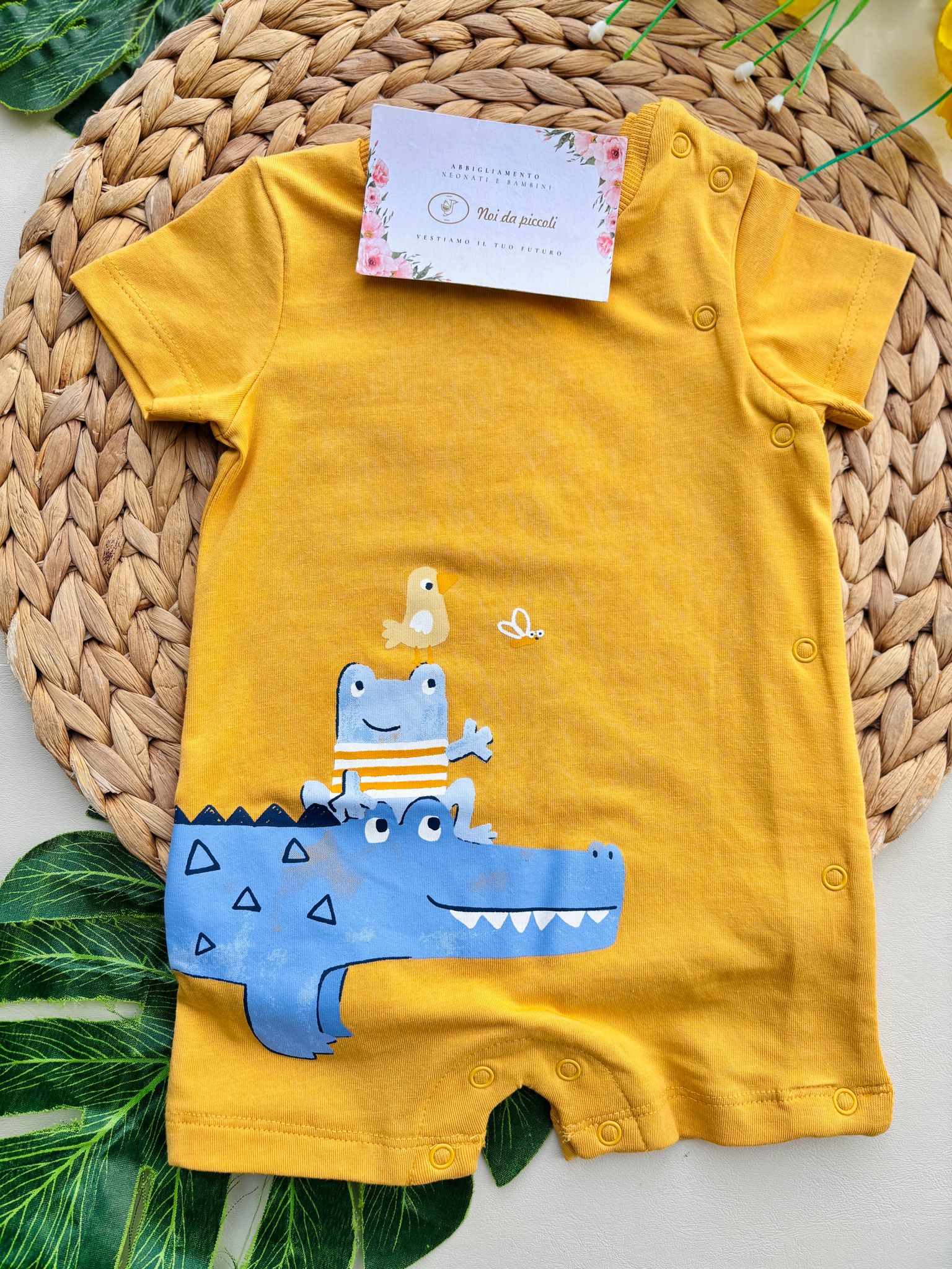 PAGLIACETTO IN COTONE SAVANA GIALLO - Noi da piccoli
