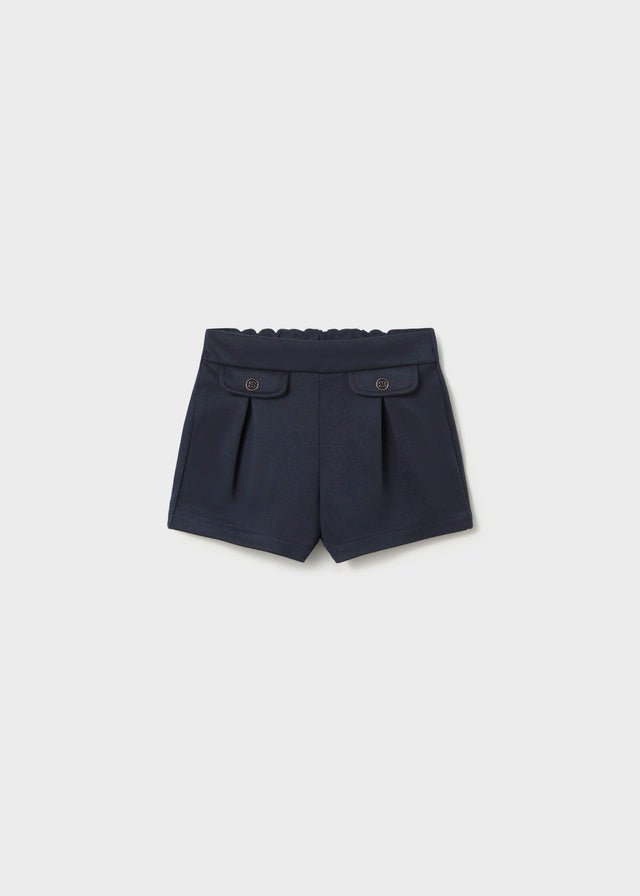 PANTALONCINO BLU IN COTONE CALDO - Noi da piccoli