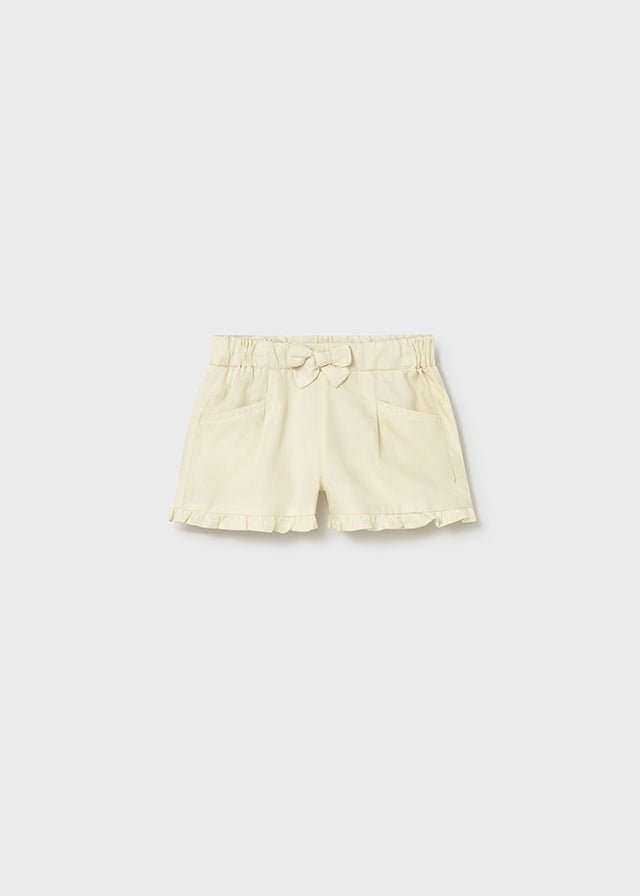 PANTALONCINO IN COTONE CRUDO - Noi da piccoli