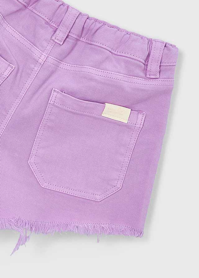 PANTALONCINO IN COTONE LILLA - Noi da piccoli