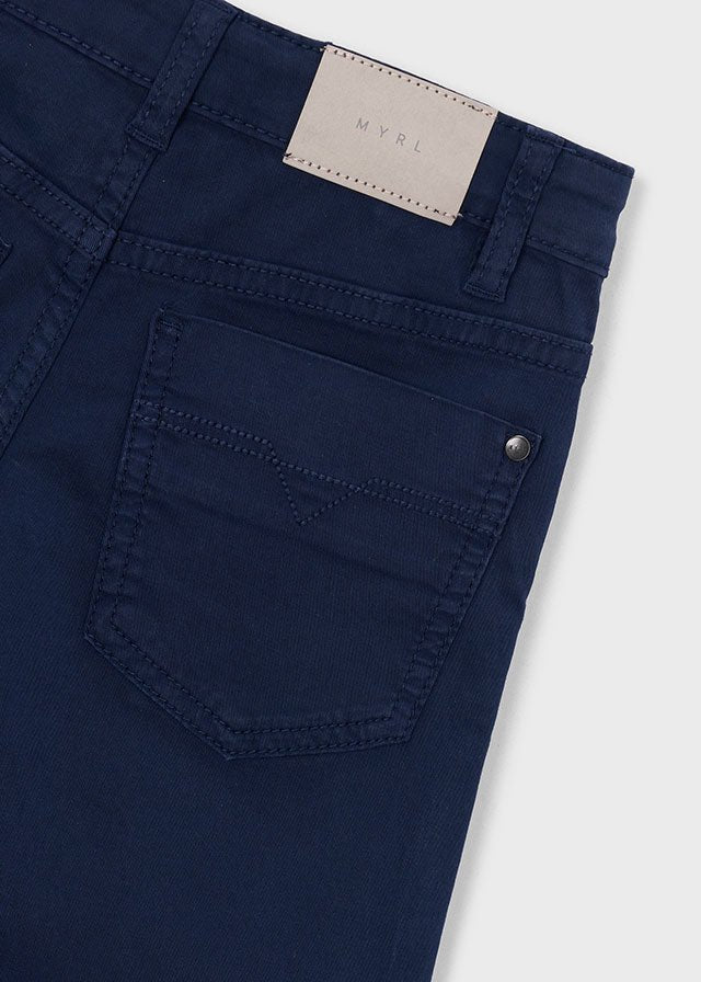 PANTALONCINO IN COTONE MARINO - Noi da piccoli