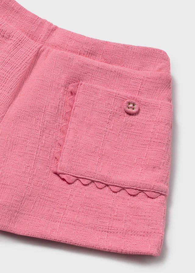 PANTALONCINO IN COTONE ROSA - Noi da piccoli