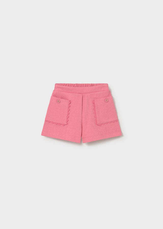 PANTALONCINO IN COTONE ROSA - Noi da piccoli