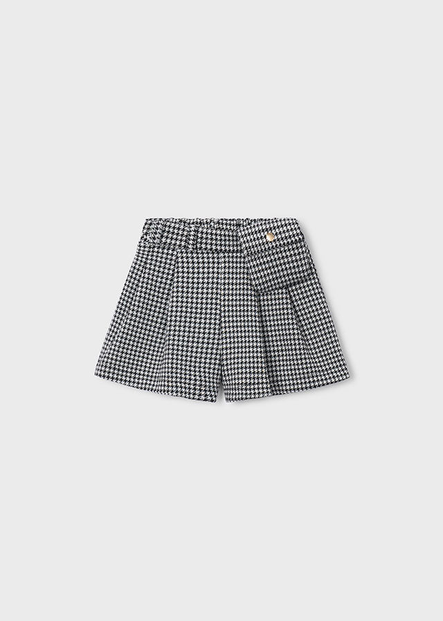 PANTALONCINO NERO IN COTONE CALDO - Noi da piccoli