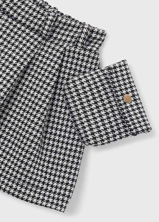 PANTALONCINO NERO IN COTONE CALDO - Noi da piccoli