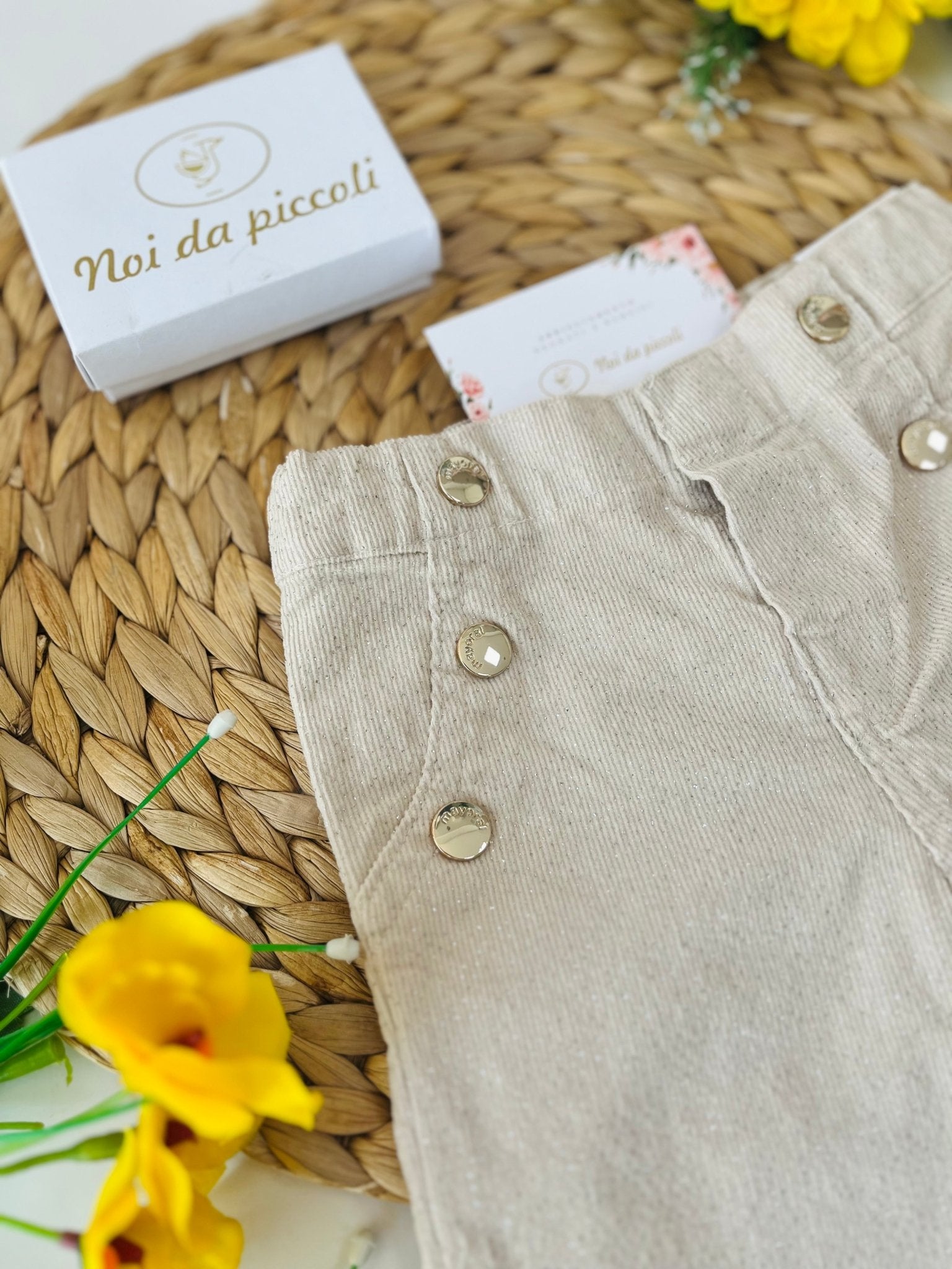 PANTALONE A PALAZZO GLITTER - Noi da piccoli