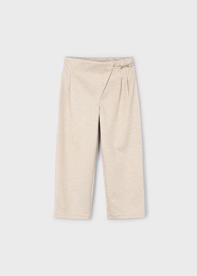 PANTALONE A ZAMPA BEIGE - Noi da piccoli