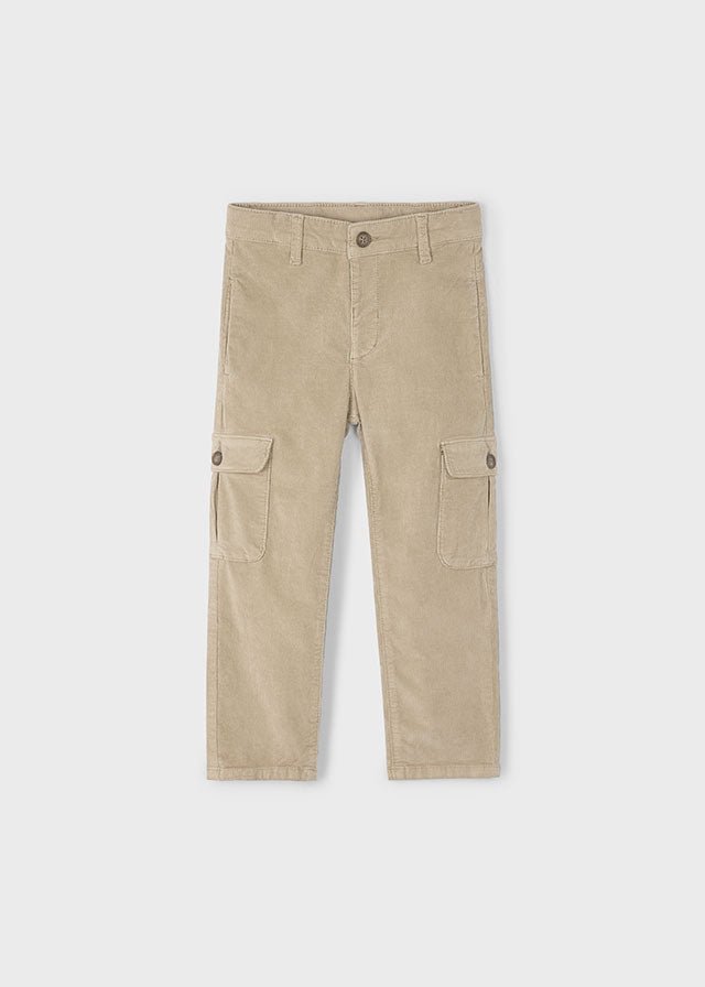 PANTALONE CARGO BEIGE - Noi da piccoli