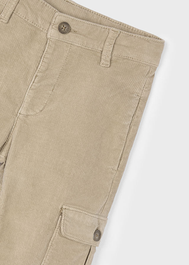 PANTALONE CARGO BEIGE - Noi da piccoli
