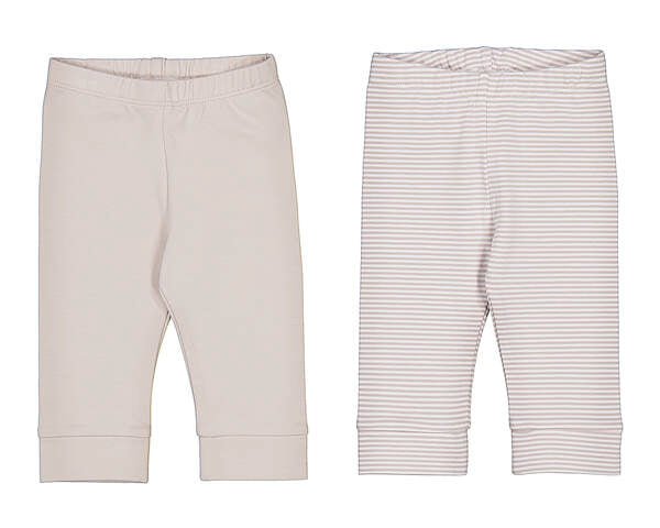 PANTALONE COTONE CALDO BEIGE - Noi da piccoli