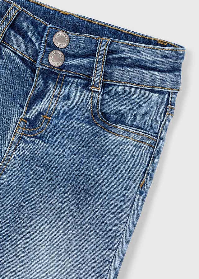 PANTALONE DI JEANS CON DOPPI BOTTONI JEANS - Noi da piccoli