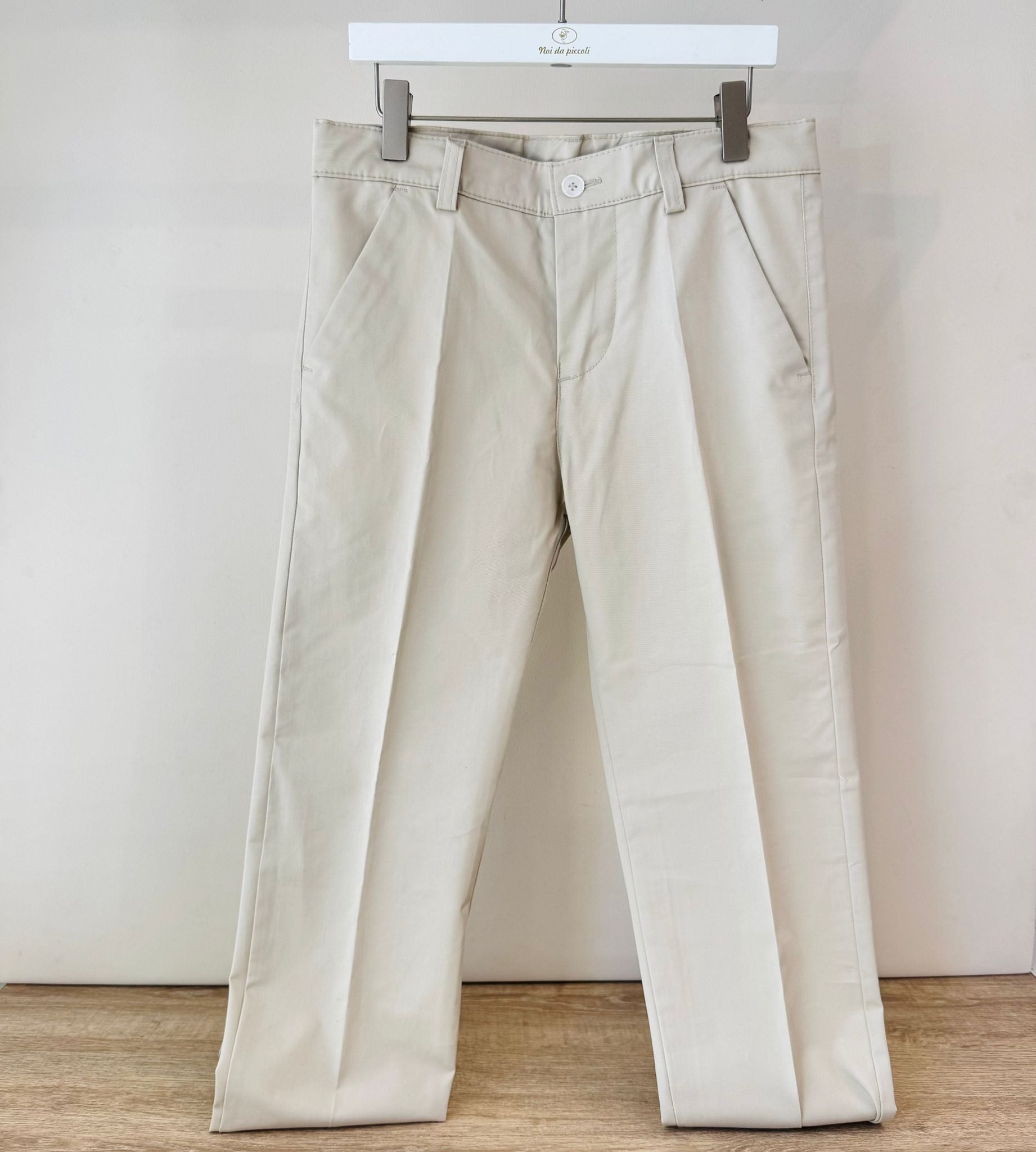 PANTALONE ELEGANTE BEIGE - Noi da piccoli