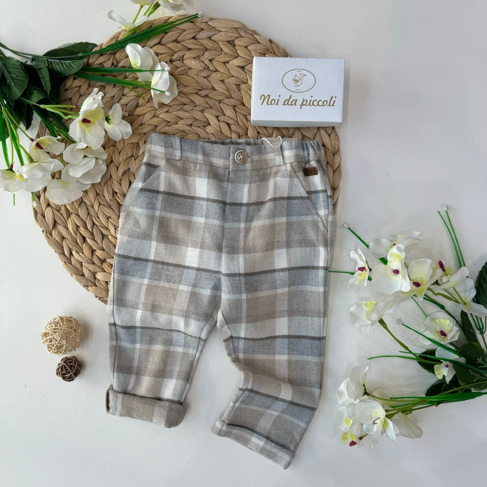 PANTALONE FLANELLA NUEZ - Noi da piccoli