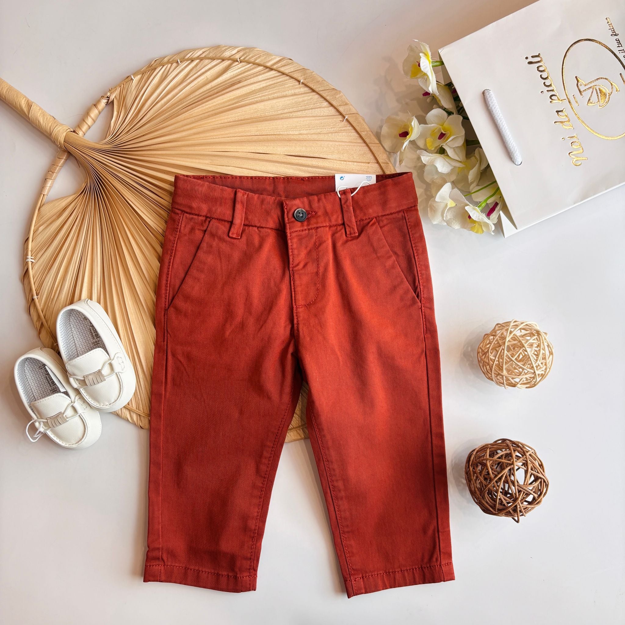 PANTALONE IN CALDO COTONE CALDERA - Noi da piccoli