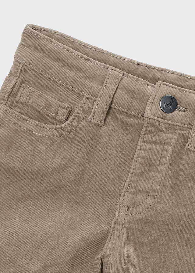 PANTALONE IN CALDO COTONE SABBIA - Noi da piccoli