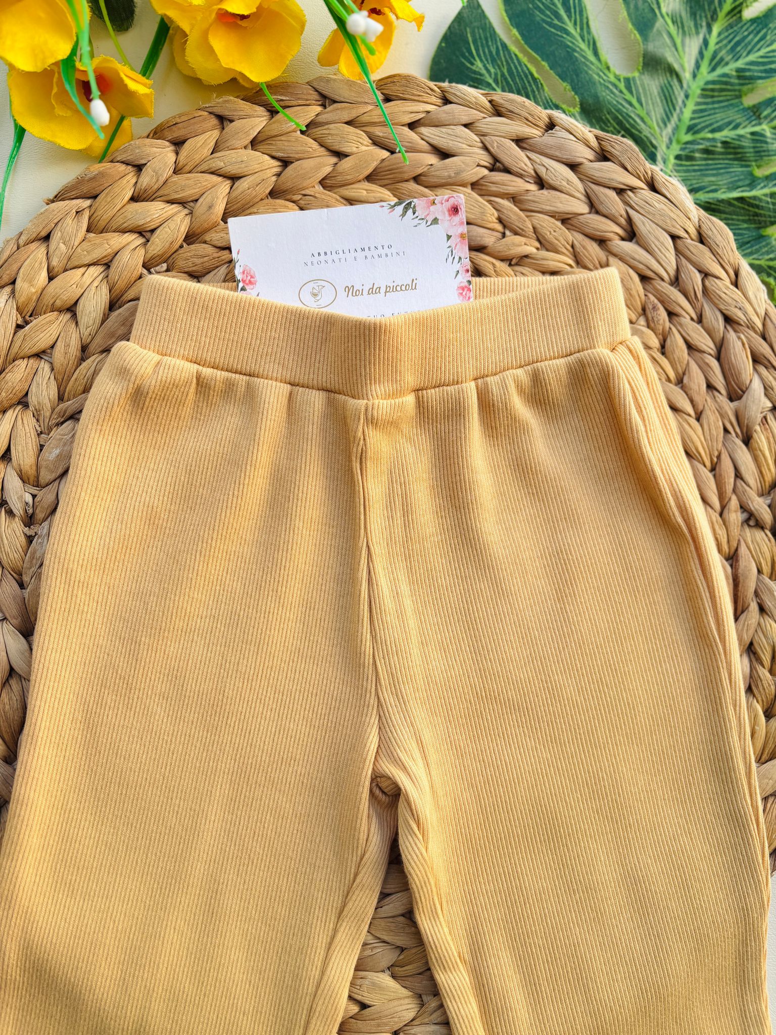 PANTALONE IN COTONE A COSTINE SUNNY - Noi da piccoli