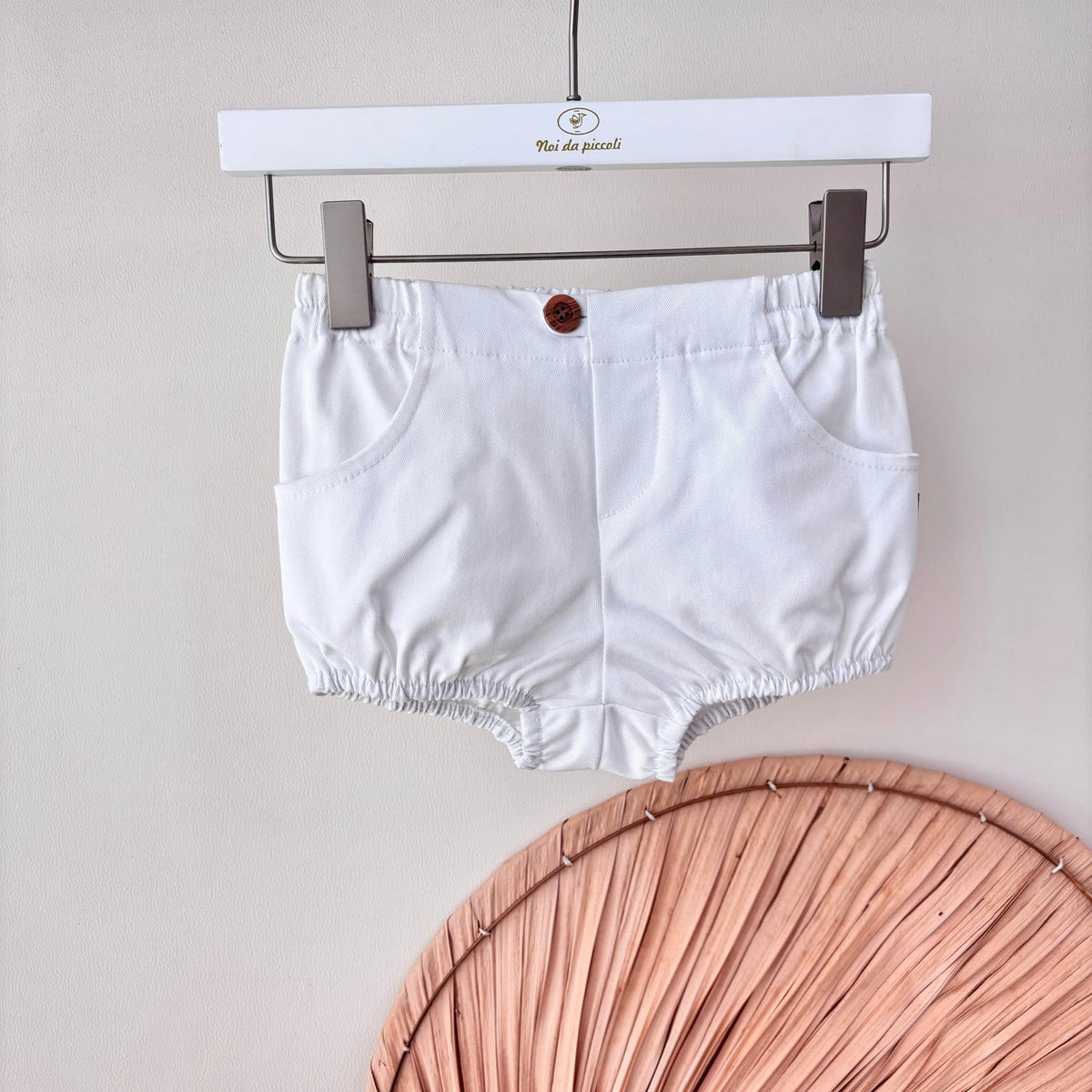Pantalone in Cotone Bianco Mayoral