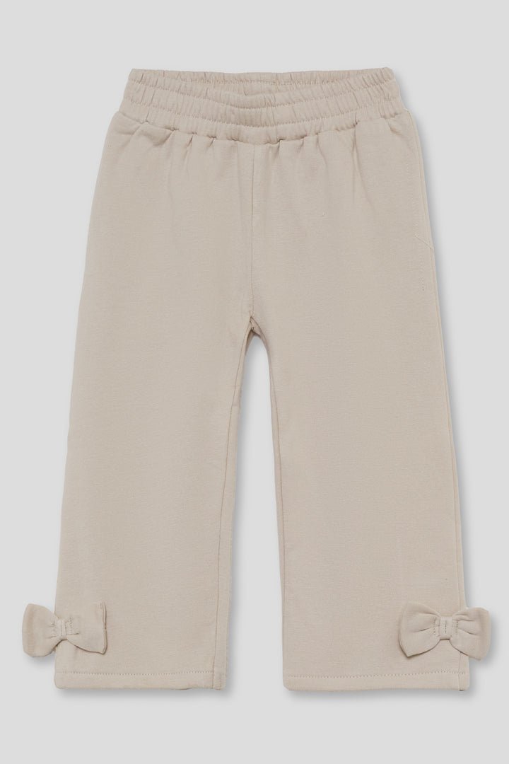 PANTALONE IN COTONE CALDO BEIGE