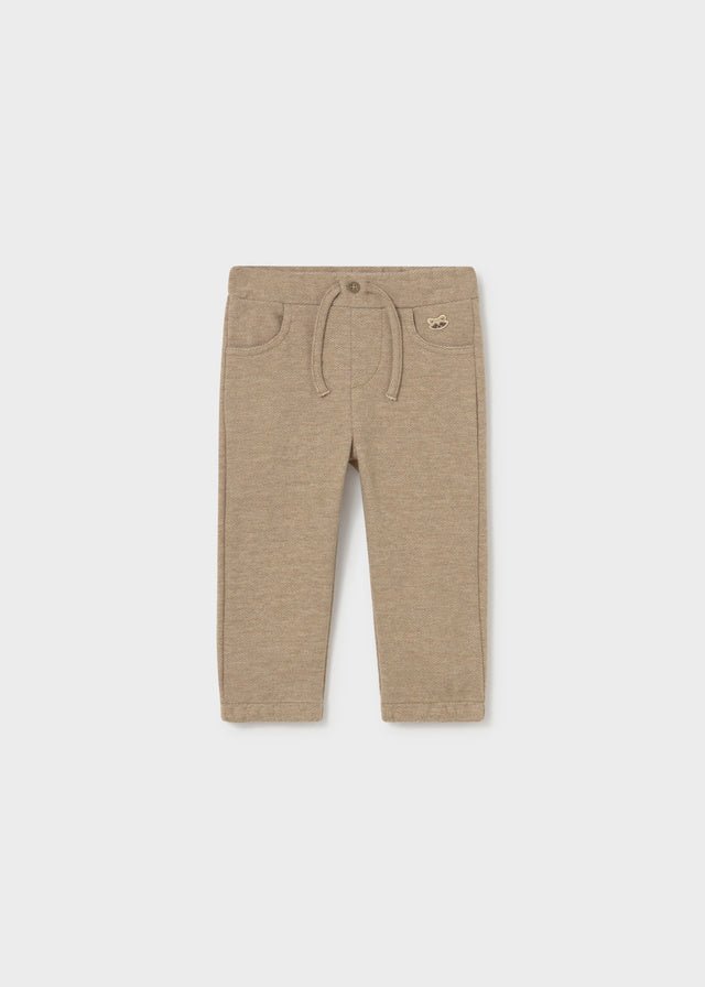 Pantalone in Cotone Caldo Beige Mayoral