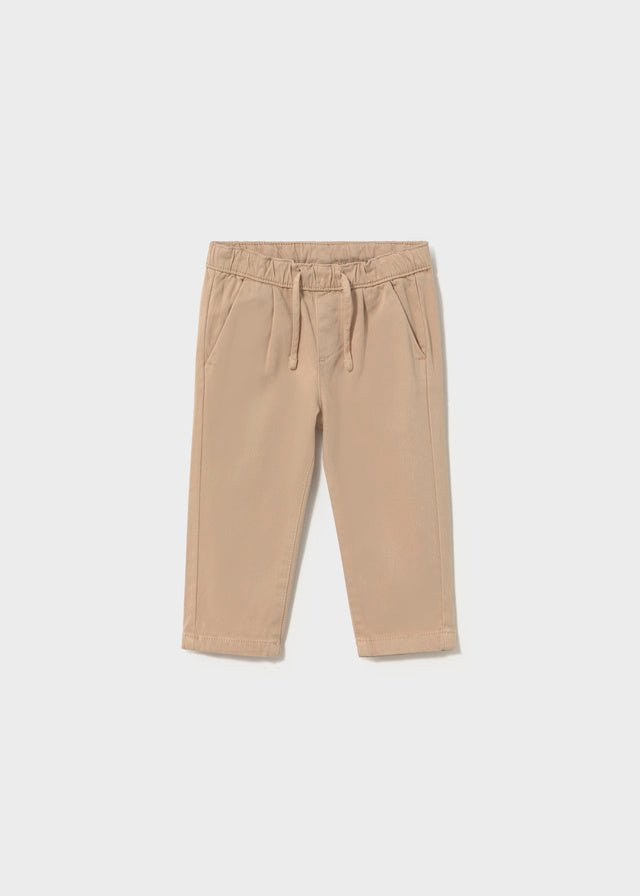 Pantalone in Cotone Caldo Beige Mayoral